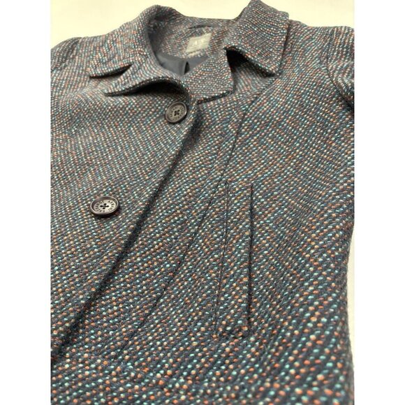 Armani Exchange Tweed Multicolored Women Long Sleeve Jacket Size Medium - Picture 5 of 9